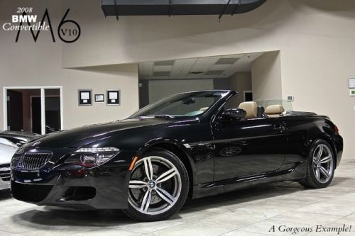 2008 bmw m6 convertible navigation heads up display $117k+msrp v10 premium sound