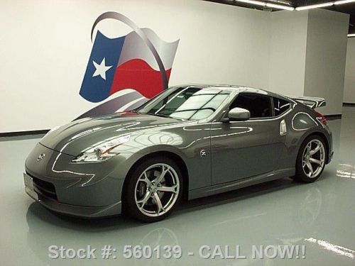 2012 nissan 370z nismo 6-spd spoiler ground effects 17k texas direct auto