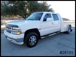 3500hd duramax diesel 8' western hauler flatbed dually aux tank we finance!