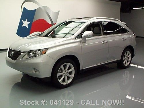 2010 lexus rx350 sunroof nav rear cam xenons 19&#039;s 39k! texas direct auto