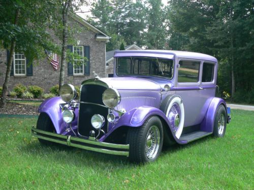 Custom built rare 1929 dodge da victoria street rod-cln title-custom paint-mint!