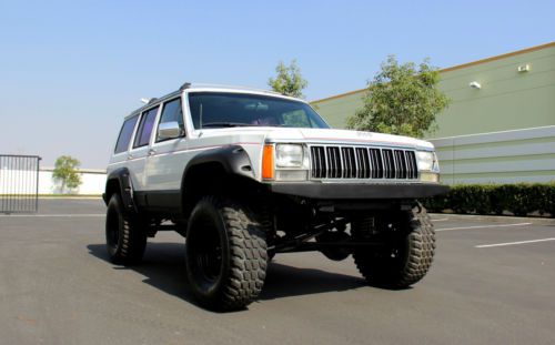 1991 jeep cherokee laredo custom 4x4-4.0-stick-carfax certified-no reserve