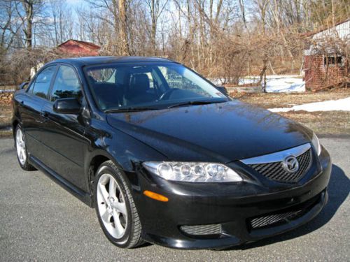 2004 mazda 6i  sport pckg  low miles  leather   no reserve!