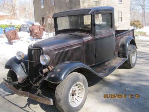 1934 ford pickup v8  hotrod rat rod