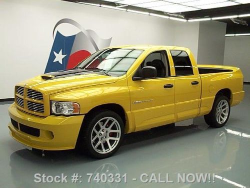 2005 dodge ram srt-10 viper crew yellow fever #477/500 texas direct auto