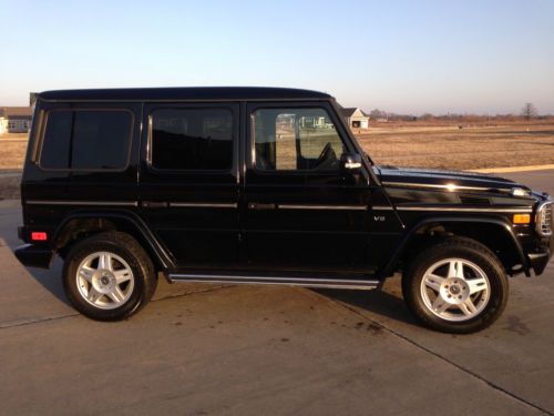 2003 mercedes benz g500 g class black suv clean loaded