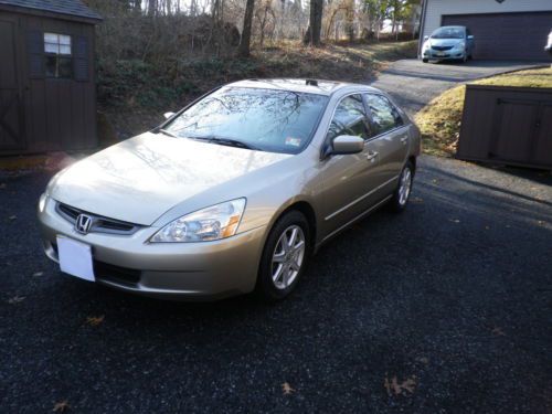 Honda accord one owner ex-v6nv  v6 5 speed automatic sedan-loaded-fully serviced