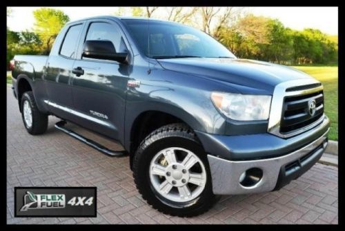2010 toyota tundra double cab 4wd 5.7l flex fuel tx one owner carfax hwy miles