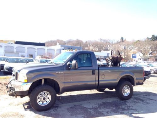 F-350 xlt 4x4 7.3l powerstroke turbo diesel snow plow no reserve