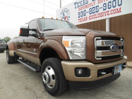 2012 ford super duty f-350 drw 4wd crew cab king ranch powerstroke turbo diesel