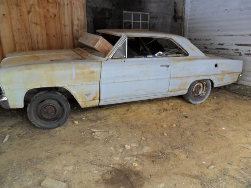 1966 chevy nova, factory v8, automatic, very solid, easy restoration