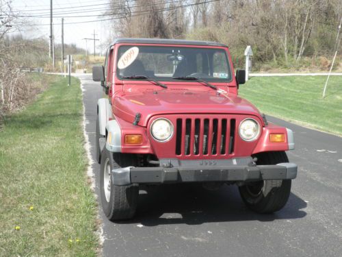 ***Jeep Wrangler 4x4 - 5 Speed Manual!! A/C - 4/15 PA Inspection***BEST BUY***, image 59