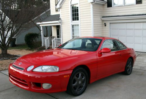 Amulet red 1997 lexus sc300 coupe - clean interior and exterior - 119k miles