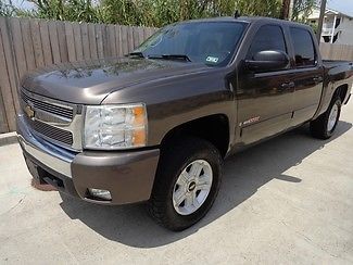 2007 1500 4x4 z71 crew cab lt 6.0l vortec v8 auto leather short bed 1 owner nice