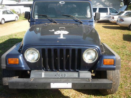 1997 jeep wrangler se sport utility 2-door 2.5l