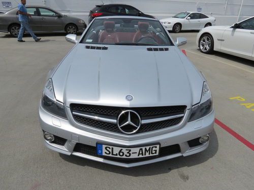 Leather NAV SL-Class SL63 AMG Roadster 2D Silver Automatic 7-Spd w/Overdrive &, US $67,995.00, image 3