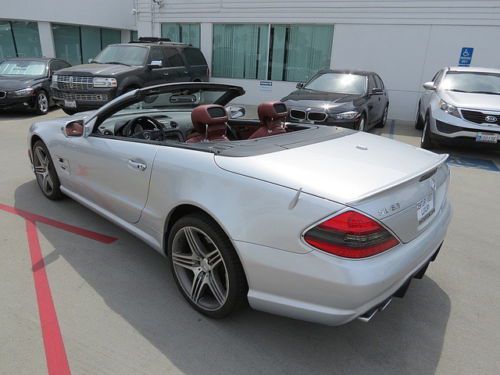 Leather NAV SL-Class SL63 AMG Roadster 2D Silver Automatic 7-Spd w/Overdrive &, US $67,995.00, image 7