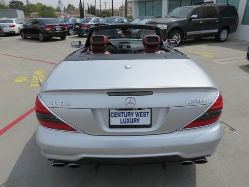 Leather NAV SL-Class SL63 AMG Roadster 2D Silver Automatic 7-Spd w/Overdrive &, US $67,995.00, image 9