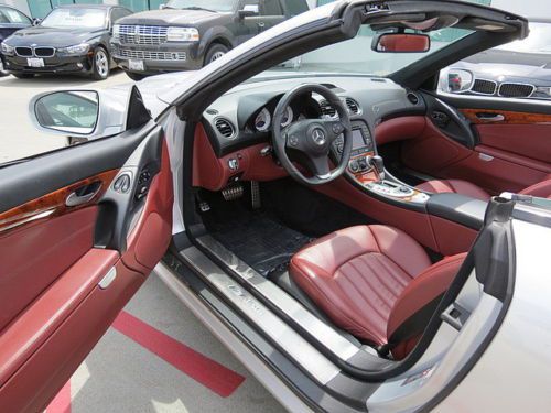 Leather NAV SL-Class SL63 AMG Roadster 2D Silver Automatic 7-Spd w/Overdrive &, US $67,995.00, image 14