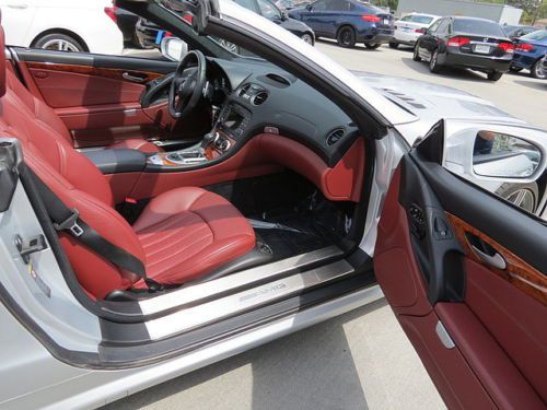 Leather NAV SL-Class SL63 AMG Roadster 2D Silver Automatic 7-Spd w/Overdrive &, US $67,995.00, image 23