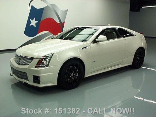 2012 cadillac cts-v coupe supercharged nav rear cam 2k texas direct auto
