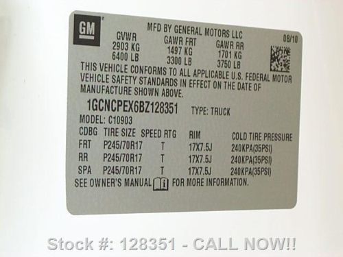 2011 CHEVY SILVERADO REG CAB LONG BED AUTO BEDLINER 48K TEXAS DIRECT AUTO, US $16,780.00, image 12