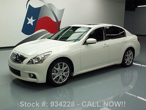 2012 infiniti g37 sport sunroof nav rearview cam 19k mi texas direct auto