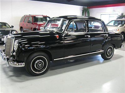 1958 mercedes-benz 190 ponton sedan 4 speed column shift clean california car