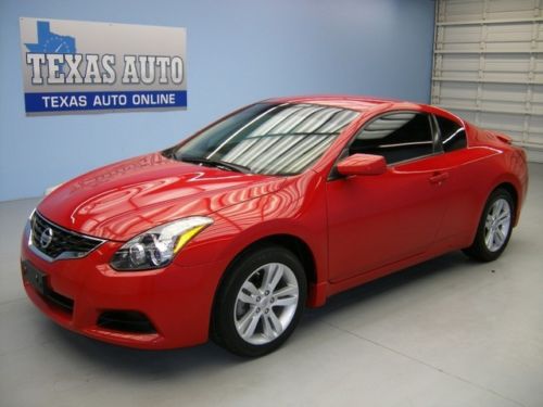 We finance!! 2012 nissan altima 2.5 s coupe auto tiptronic a/c 20k mi texas auto