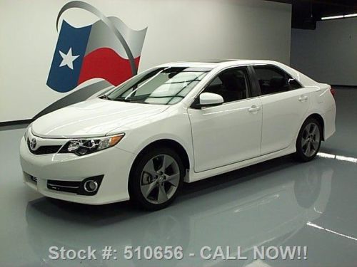 2012 toyota camry se v6 sunroof nav rearview cam 21k mi texas direct auto