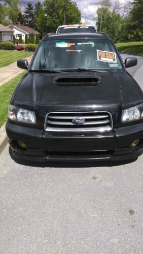 2004 subaru forester xt wagon, 5 speed, rare java black pearl