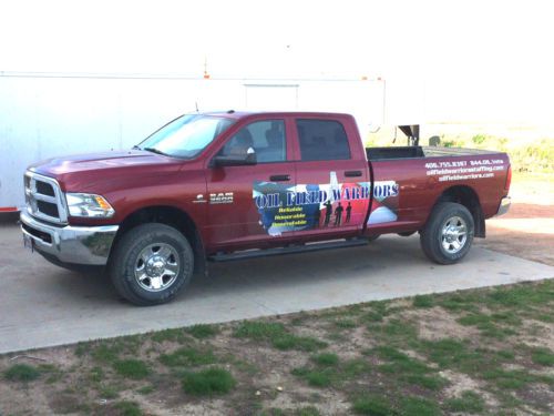 Veterans must sell 2014 ram 3500 tradesman 4x4 diesel crew cab ~5700 miles