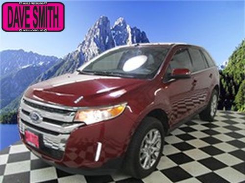 13 ford edge limited awd heated leather seats ac cruise back up camera