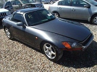 2001 conv sports car silver clean title nice rare find needs mechanical work!