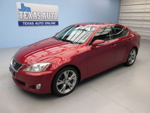 We finance!!!  2010 lexus is 350 sport roof nav heated leather texas auto