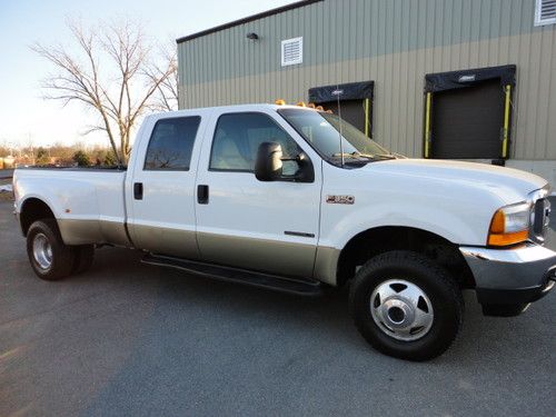 2001 f350 lariat leather 4x4 dually diesel 7.3 powerstroke crew cab