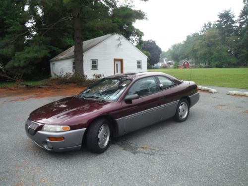 1996 chrysler sebring lxi coupe low miles no reserve economical to run good buy