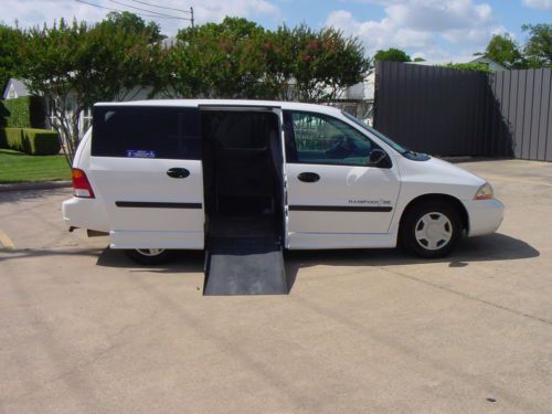 Windstar handicap wheelchair van 99 pics transfer seat hand controls handicapped