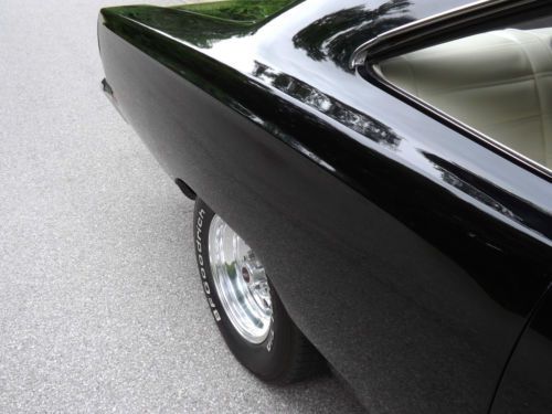 VERY RARE 1969 Plymouth Roadrunner X9 Black W1 interior 4-Speed W@W, image 15