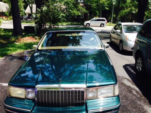 1994 lincoln town car towncar jewel green 139k