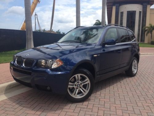 2006 bmw x3 3.0i xdrive 1 owner just 33k miles clean carfax fl car