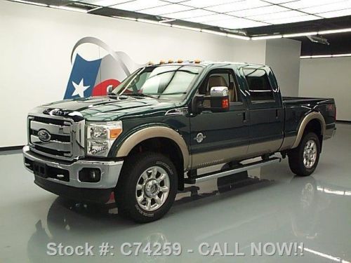 2011 ford f-350 lariat crew 4x4 diesel nav rear cam 30k texas direct auto