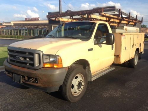 2001 ford super duty f-450 crane truck