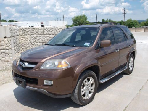 Acura mdx  brown 3rd row 4x4 suv 04 v6 3.5l auto tour