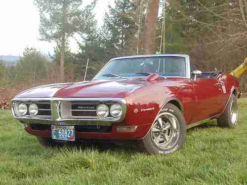 1968 Pontiac Firebird Convertible, image 2