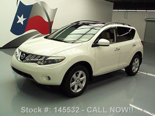 2009 nissan murano sl awd tech dual sunroof leather 65k texas direct auto