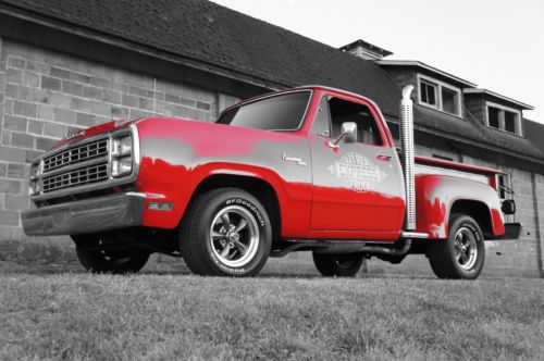 1979 dodge d100 lil red express restored a/c power windows 360