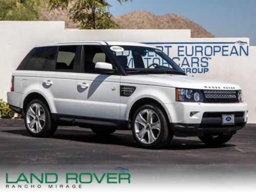 2013 land rover sport hse lux white black camera nav assist