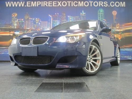 2008 bmw m5 true 6 speed! blue navigation super clean back up sensors