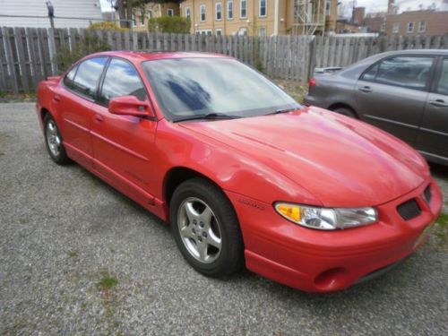 Red 1998 pontiac grand prix gt leather interior